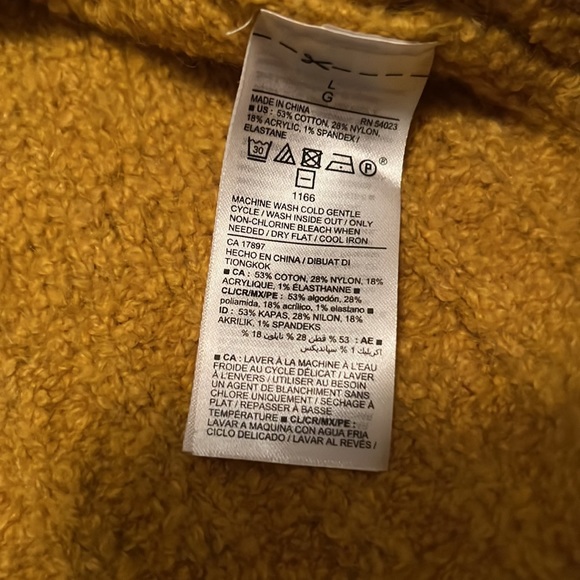 Old Navy Mustard Tunic Sweater - Picture 3 of 6